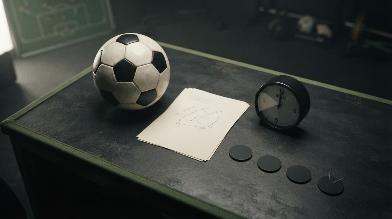 Pallone, referto cartaceo e orologio segnano il quarto gol a fine partita.
